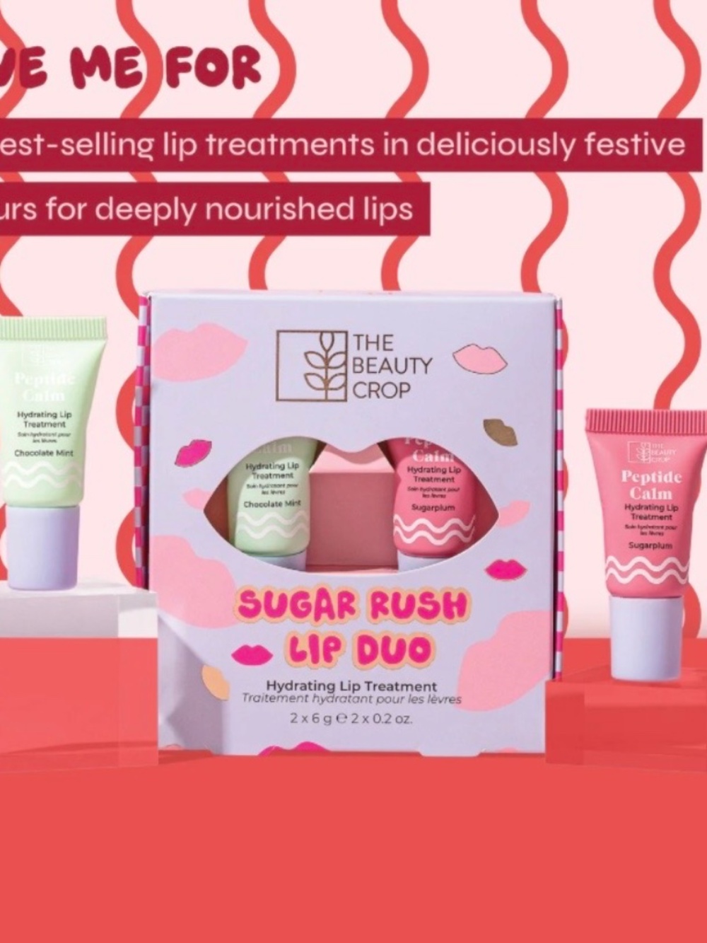 The Beauty Crop Sugar Rush Peptide Lip Treatment Duo - Picture 2 of 3